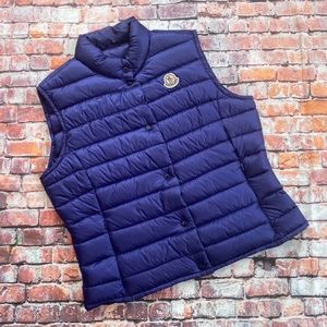 Moncler Blue Liane Vest size 4